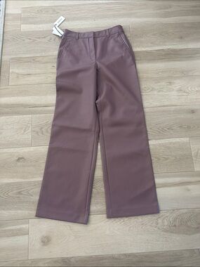 Babaton Wide-Leg Trousers in Mauve